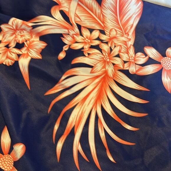 You Di An Blue Floral One Piece Swimsuit XL - Picture 4 of 6